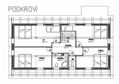 Roubenka pod Kozákovem - Záhoří - Český ráj