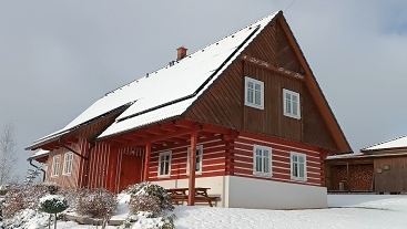Roubenka se saunou - Orlick hory - Ohniov