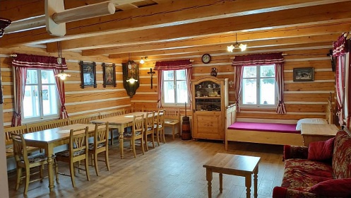 Roubenka se saunou - Orlické hory - Ohnišov