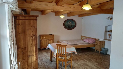 Roubenka se saunou - Orlické hory - Ohnišov