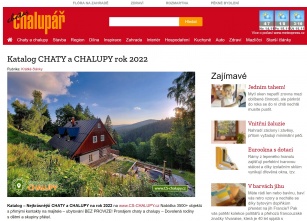 Mediálním partnerem CS-CHALUPY je CHATAŘ CHALUPÁŘ