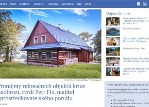 ROZHOVOR - Pronájmy rekreačních objektů v období krize.