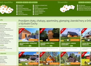 Nový VYHLEDÁVAČ UBYTOVÁNÍ na www.cs-chalupy.cz